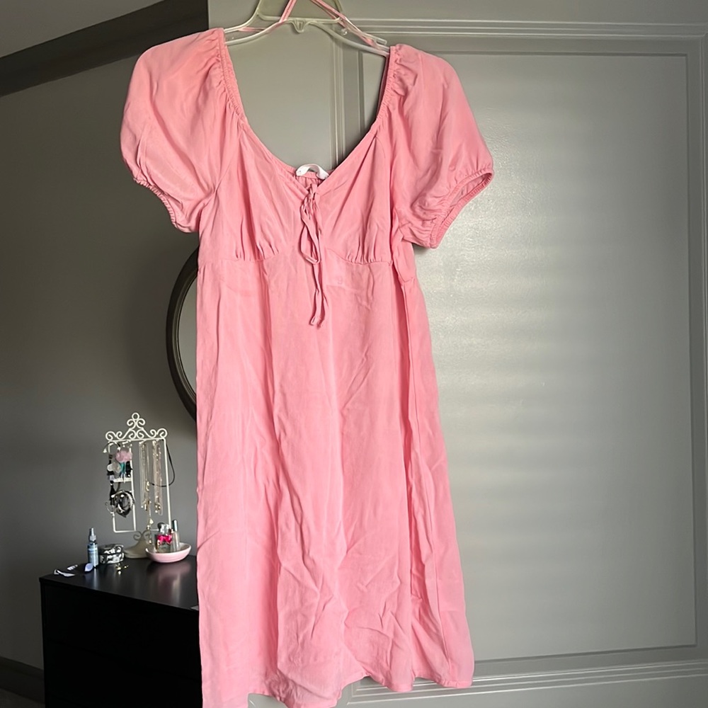 Pink Primark baby doll dress